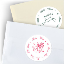 DYO Round Address Labels