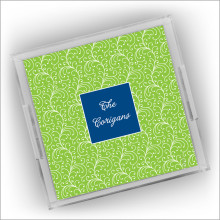 Designer Serving Trays - Small - Lime Vine