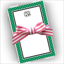 DYO Bow Memos - Green - Monogram