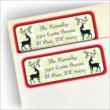 Elegant Deer Return Address Label