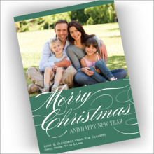 Elegant Holiday Photocard