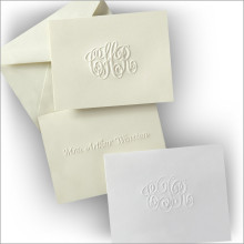 Embossed Gift Enclosure Cards