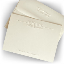 Embossed Thank You Cards