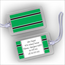 English Stripes Luggage Tags