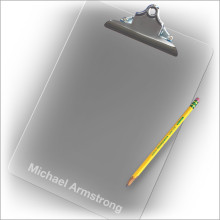 Etched Acrylic Clipboard