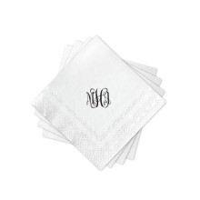 Premium Everyday Beverage Napkins with Monogram