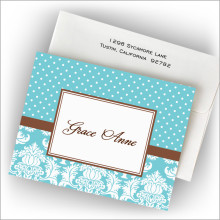 Flame Blue Fold Note