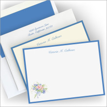 Floral Bouquet Correspondence Cards