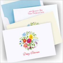 Floral Circle Note