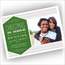 Geo Holiday Photocard - Format 1