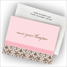 Girl Lavish Fold Note