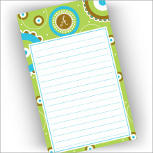 Green Trendy Dots Mini List Pad