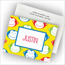 Happy Monkey Fold Note