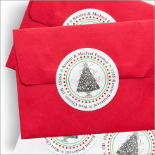 Holiday Address Seals