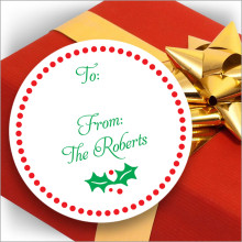 Holiday Gift Stickers - Design 2