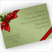 Holiday Package Invitations
