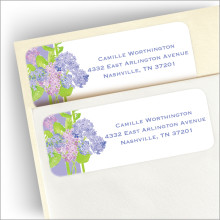 Hydrangeas Address Labels