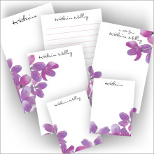 Lavender Floral Pad Set