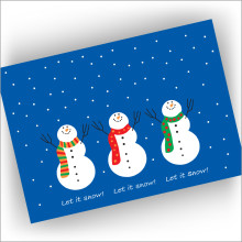 Let It Snow Holiday Cards