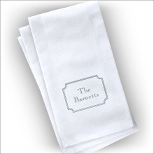 Linen Letterpress Guest Towels - Format 3