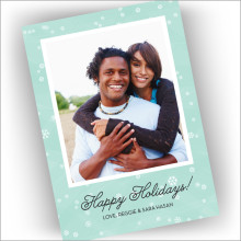 Little Flakes Holiday Photocard - Format 1