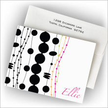 Midnight Beads Fold Note