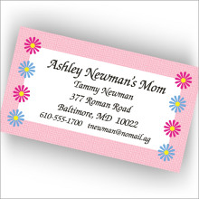 Mom's Calling Cards Daisy