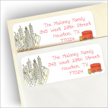 Movin' To the City Return Address Label