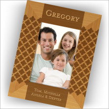 Natural Wood Frame - Style 4, Vertical