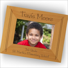 Natural Wood Frame - Style 7, Horizontal