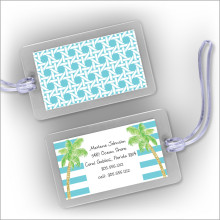 Pair of Palms Luggage Tags