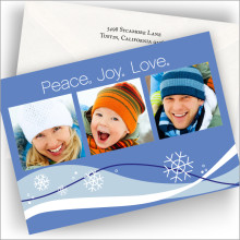 Peace, Love & Joy Photo Cards