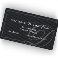 Pinstripes Calling Cards