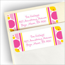 Pomegranite Parfait Return Address Labels