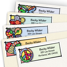 Pop Art Address Label Assortment Pack