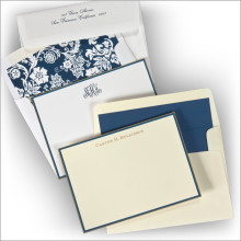 Prestige Double Hand Bordered Correspondence Cards