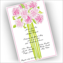 Pretty Peonies Invitations