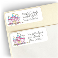 Pretty Princess Address Labels