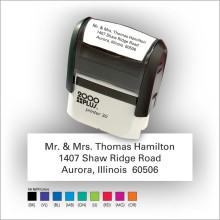 Block Text Quick Stamp - Black ink & 1 Color Refill