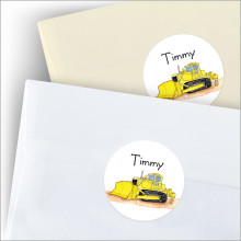 Ramsey's Tractor Round Stickers