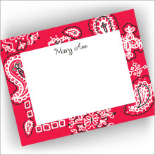 Red Bandana Correspondence Cards