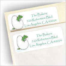 Reptile Party Return Address Label