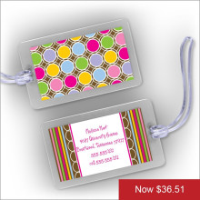Circles in the Midst Luggage Tags