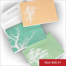 Pastel Nature's Silhouette Notes