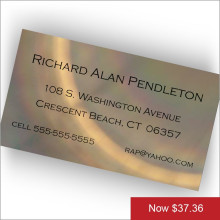 Optical Rim Calling Cards