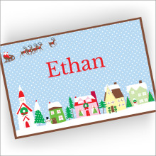 Snow Village Placemat