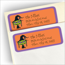 Spooky Friends Return Address Label