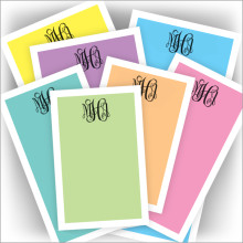 Spring Fling Memo Pads - with Monogram