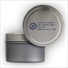 Take Note! Initial Labels Tin - Clear