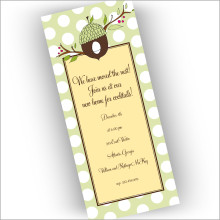 We've Moved Acorn Nest Invitations